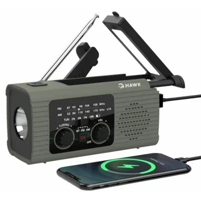 Портативное радио Manta HWRDI410GN, зеленый