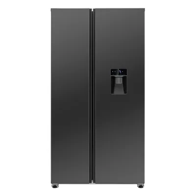 Side-by-side külmik Bomann SBS7367DIX, must inox