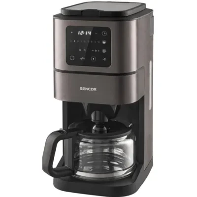 Kafijas automāts Sencor ar dzirnaviņām SCE7100BK
