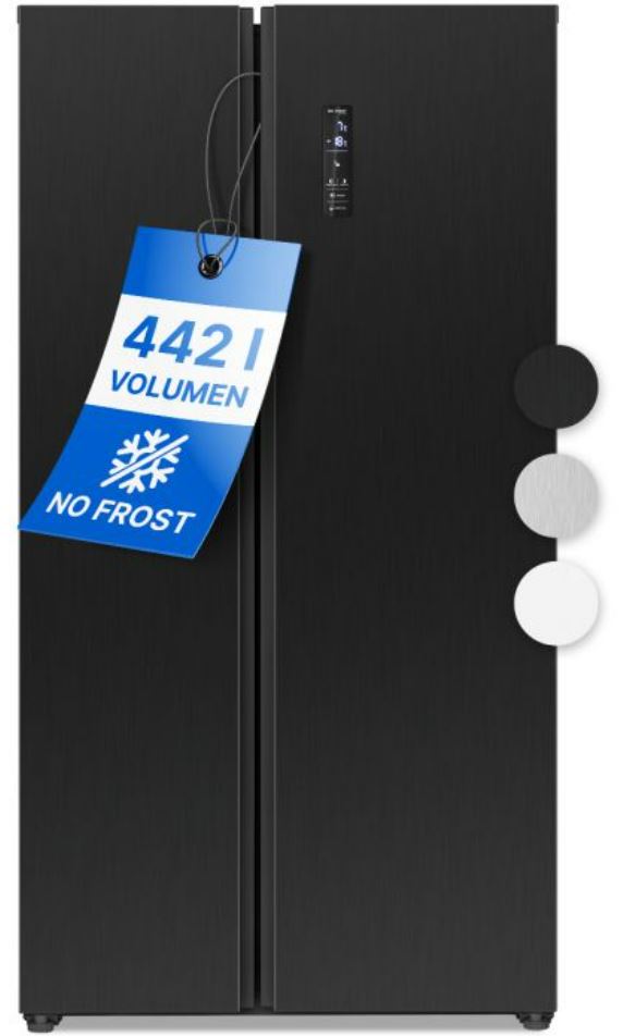 Side-by-side refrigerator Bomann