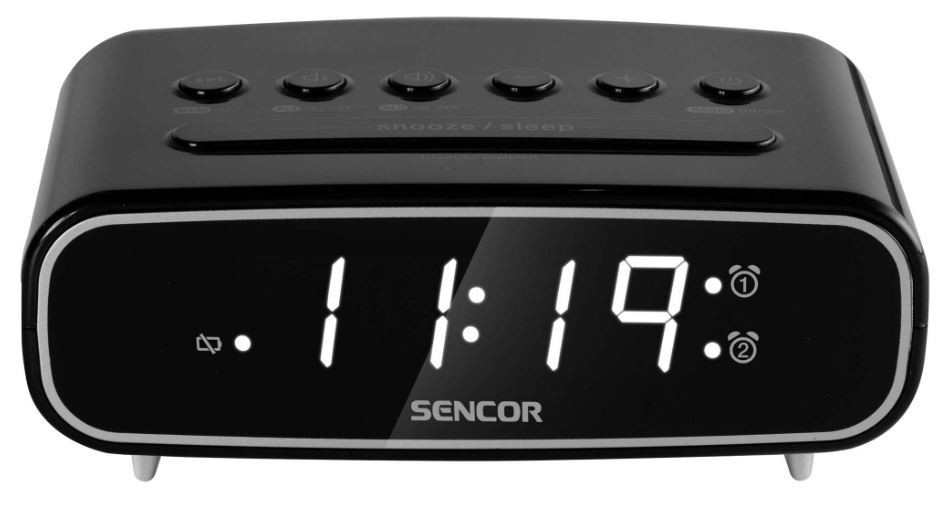 Radio alarm clock Sencor, black (SRC2600B)