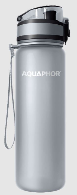 Filter bottle Aquaphor City, grey
