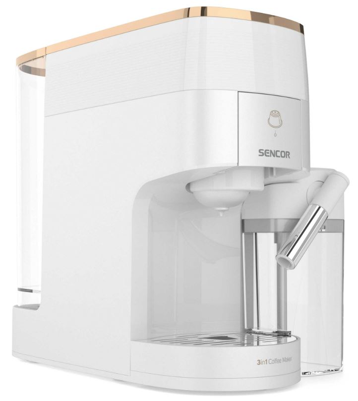 3in1 capsule coffee machine Sencor, white