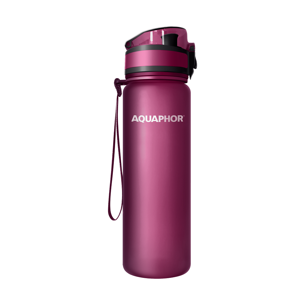 Filter bottle Aquaphor City, cherry